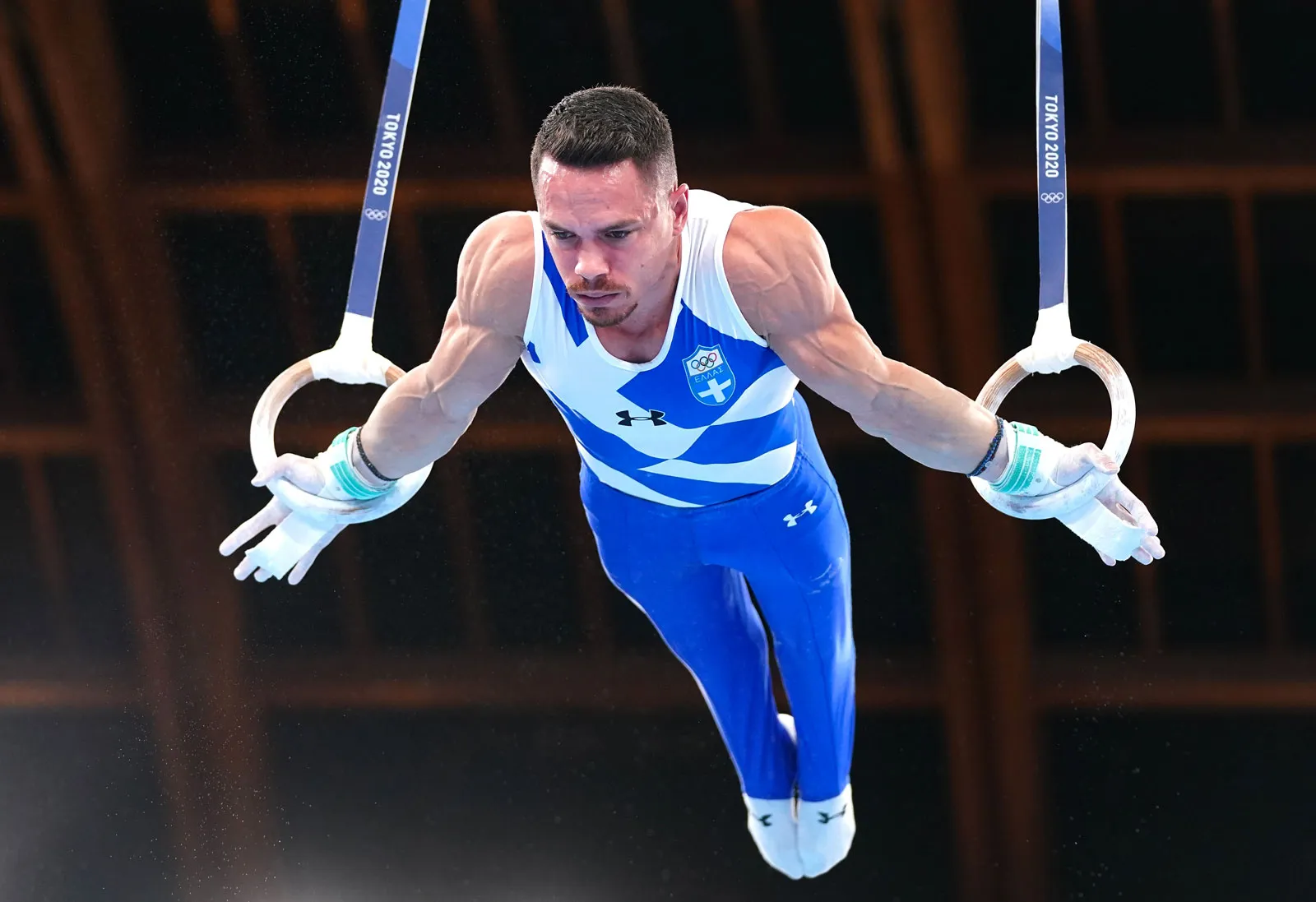 Eleftherios Petrounias Greece artistic gymnastics mens rings final Tokyo 2020 Olympic Games