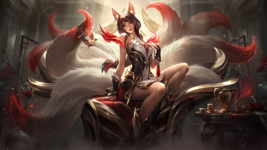 LeagueofLegends RisenLegendAhri SplashArt