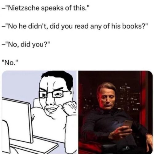 Im a fucking dumb chud larping philosophy