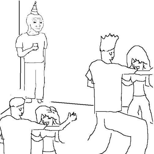 Anyone have a better quality pic of guy at party v0 hnk3t1kmic0f1