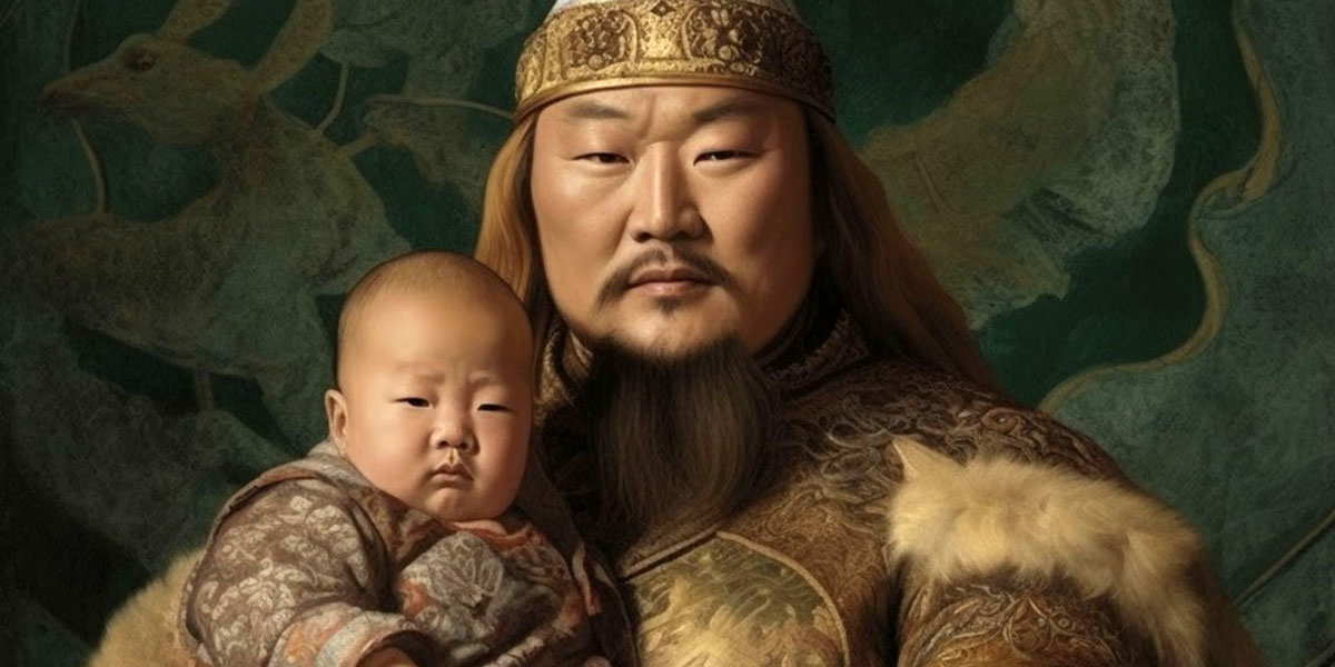 Genghis khan baby 2603533479