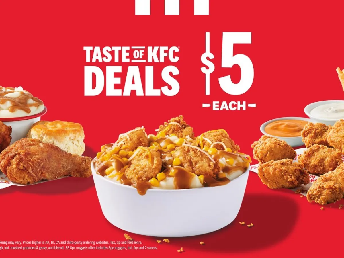 Kentucky Fried Chicken new affordable menu