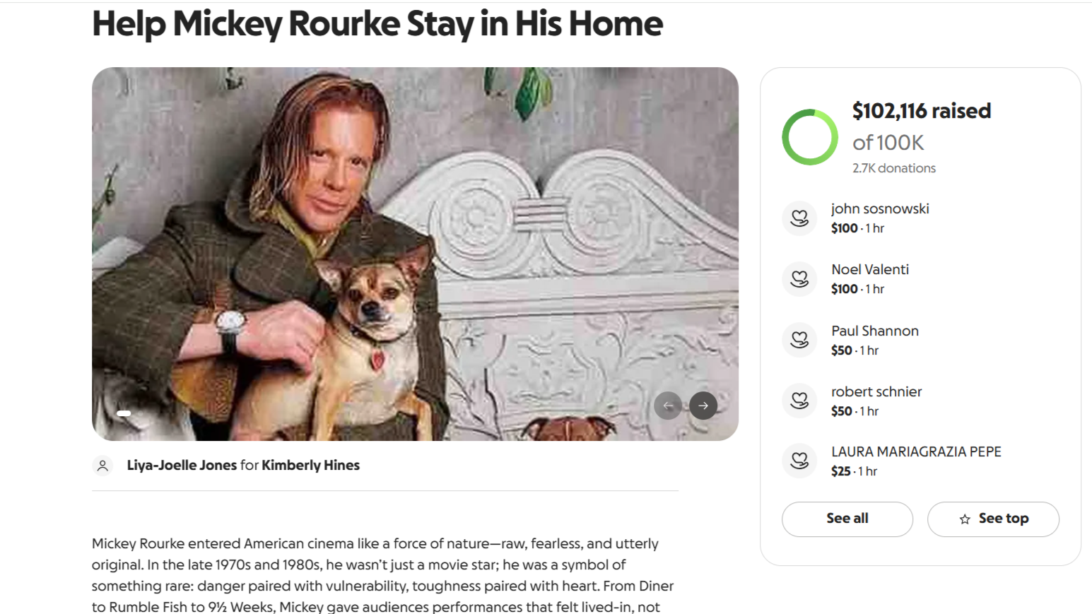 Gofundme rourke