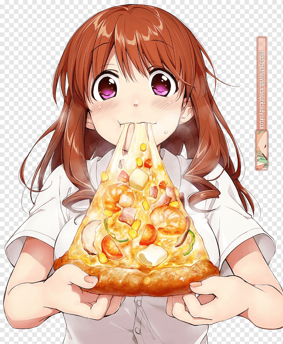 Png transparent gourmet girl graffiti anime shaft slice of life art shrimps food animals manga