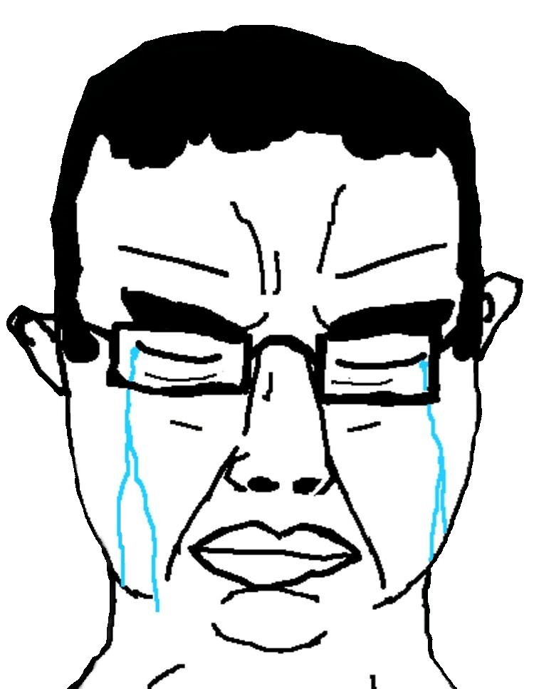 Crying front facing chudjak