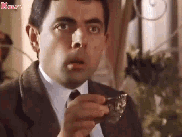Shocked bean mr bean
