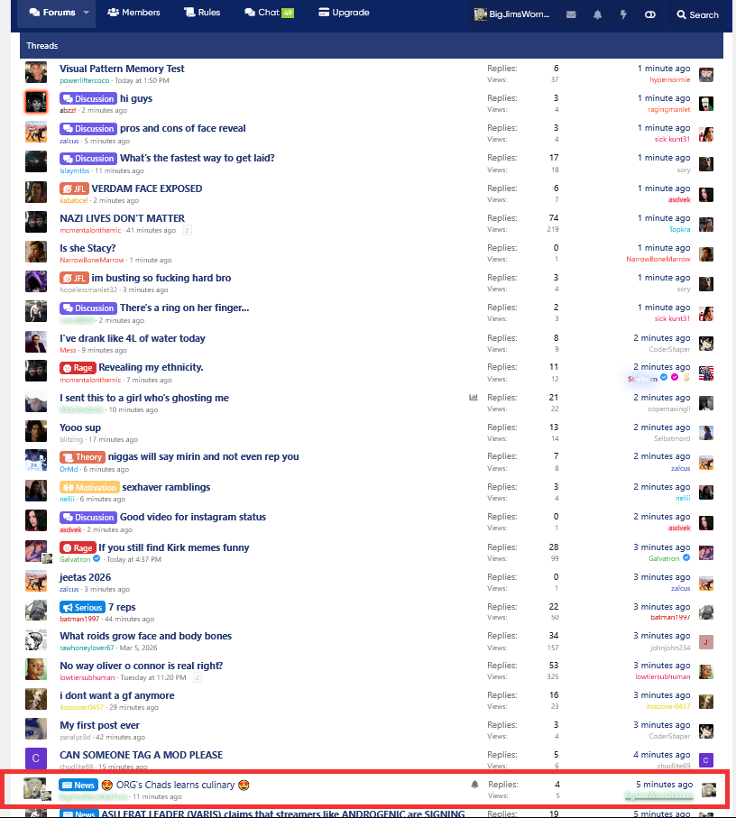 Quickly more threads move that motherfucker off the first page