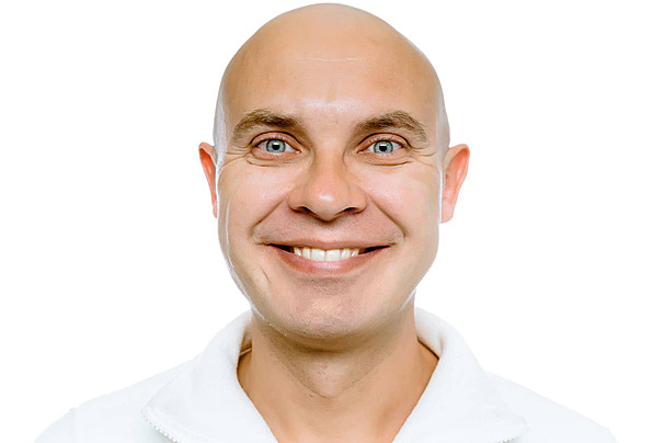 Pngtree bald smiling man isolated studio man smile head photo image 20049000