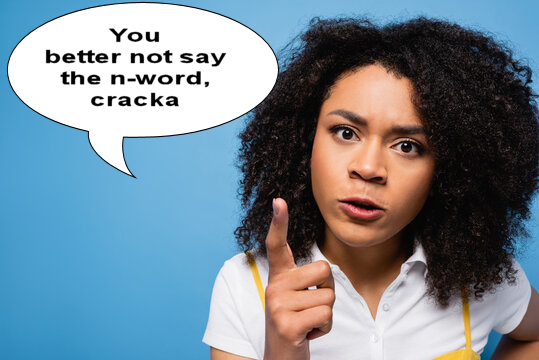 Shut the fuck up whitey