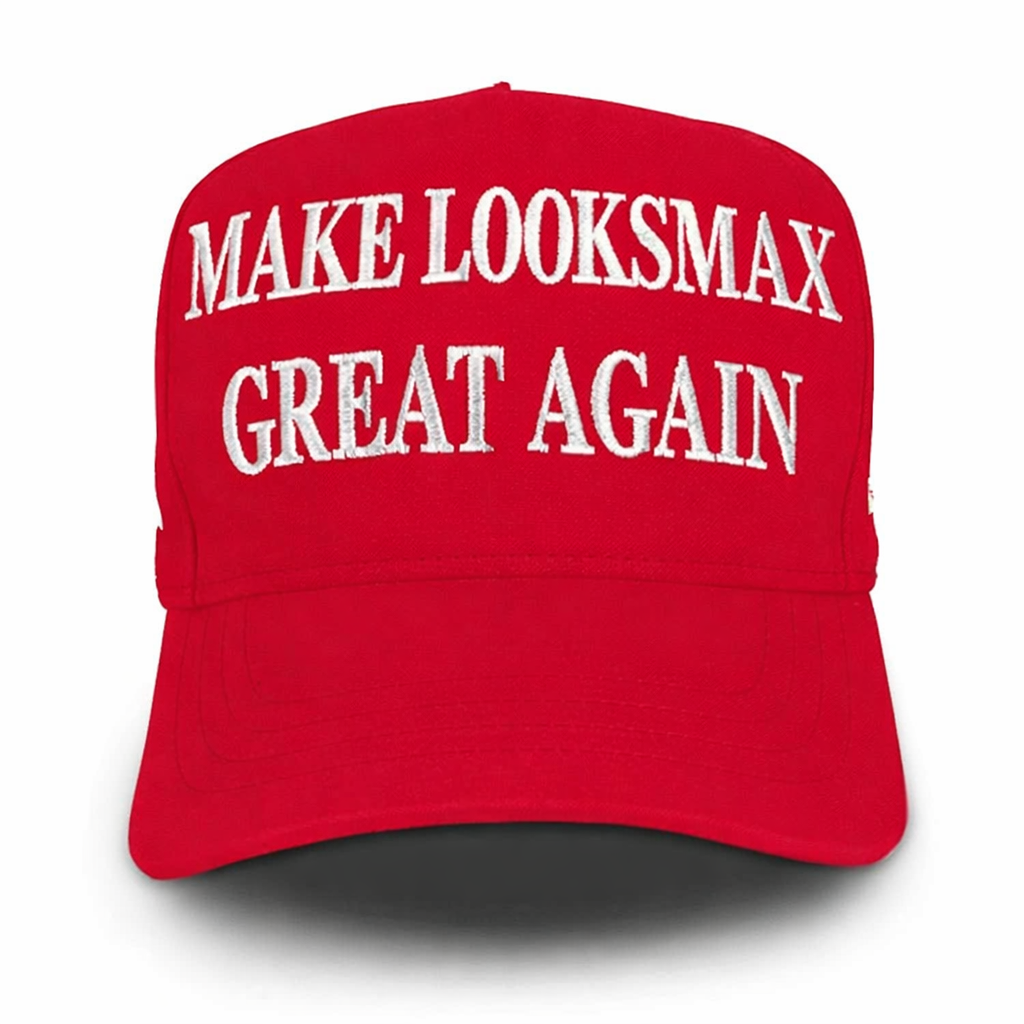 Kapa rooi met borduurwerk teks