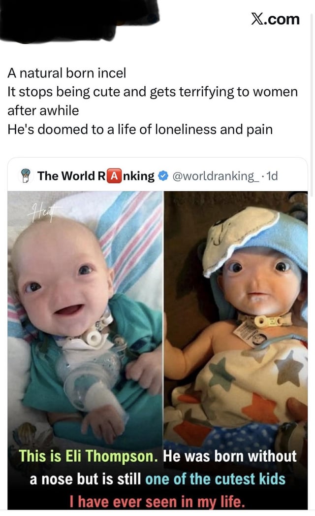 Poor kid has been dubbed as a natural born incel v0 33jrb725tirg1 1