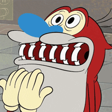 Nail biting stimpy