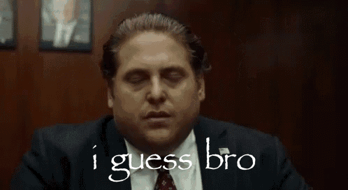 I guess bro what are you talking about