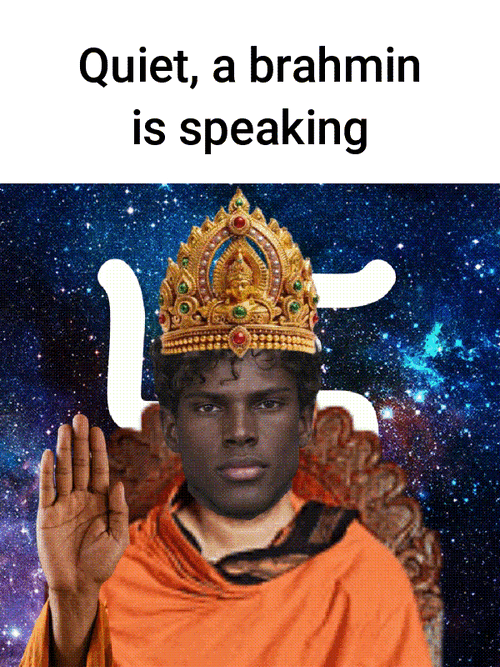 Brahmin speaking