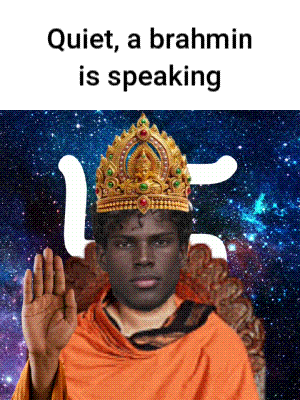 Brahmin speaking 1