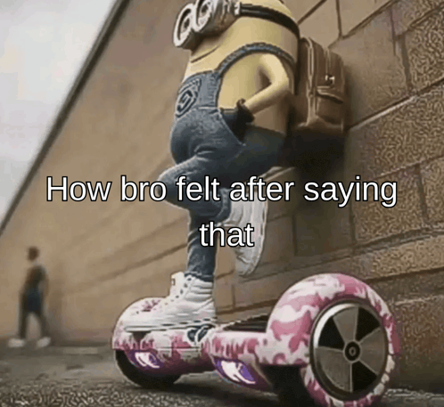 How bro felt after saying that 4264142438