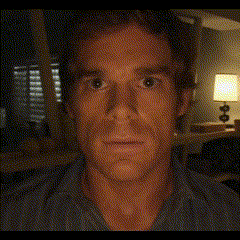 Dexter flabbergasted