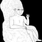Big Brain Wojak Sticker - Big Brain Wojak - Discover & Share ...