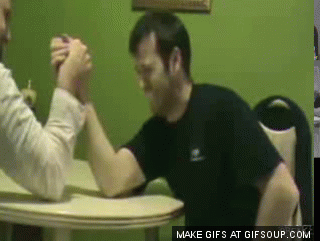 Broken arm from arm wrestling gif