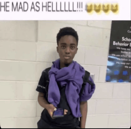 He thought school was for one day he mad as hell barisaun