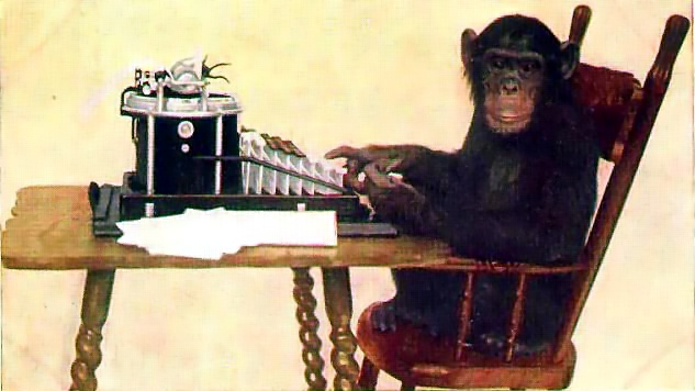 Monkey typing