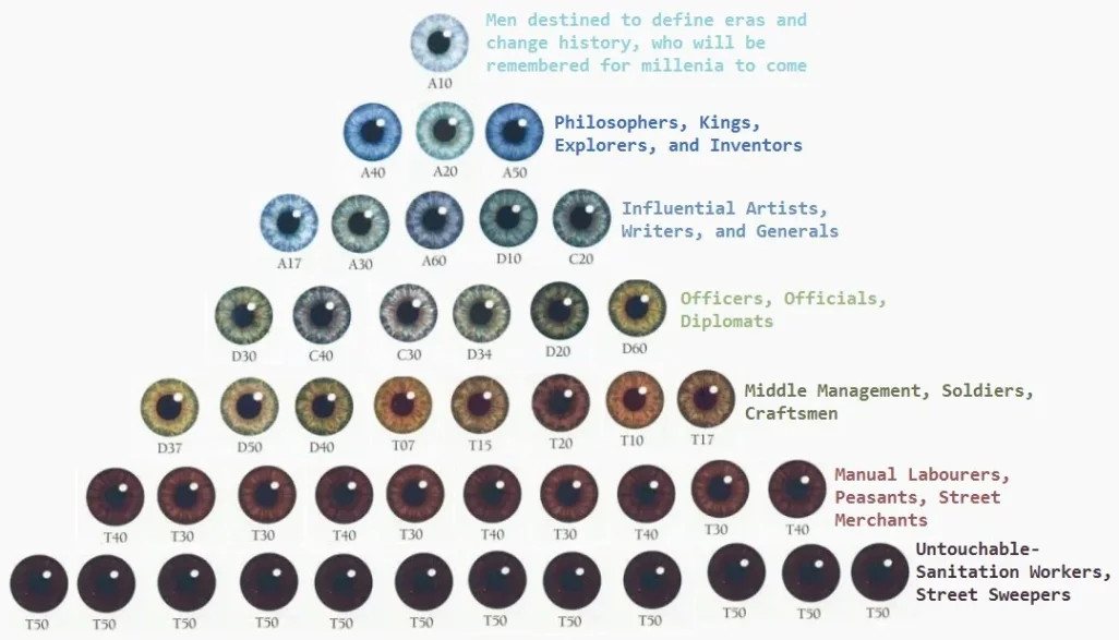 So were having eye colour hierarchies as well now v0 52wm1ruvz0591