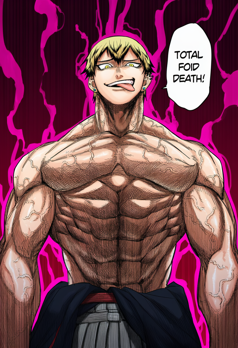 Masterpiece artist Gege Akutami highres solo 1boy weightless hair ultra  s 2623056394