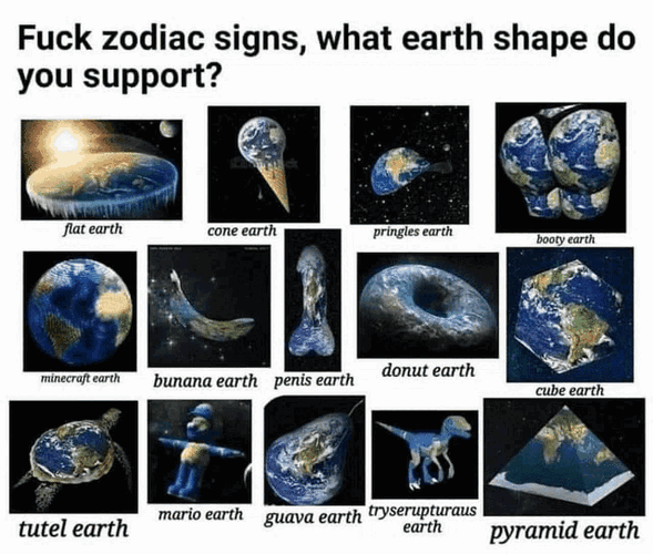 Earth shape flat earth