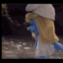 Smurfette turning evil