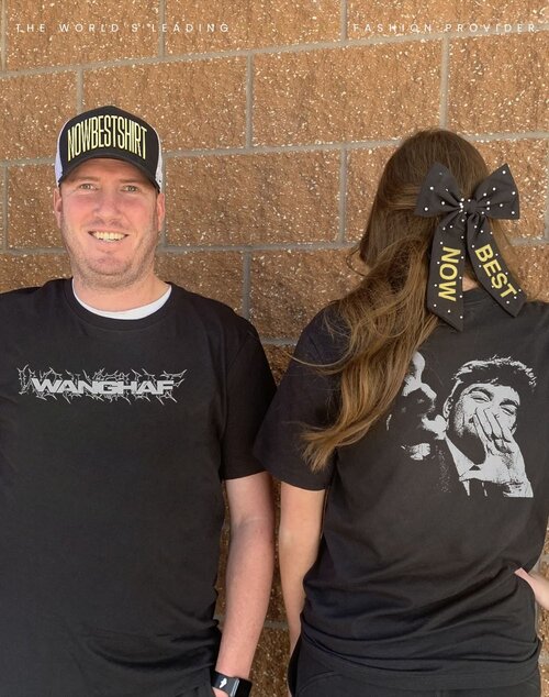 Wanghaf Nicholas J Fuentes graphic 2 sided sweater