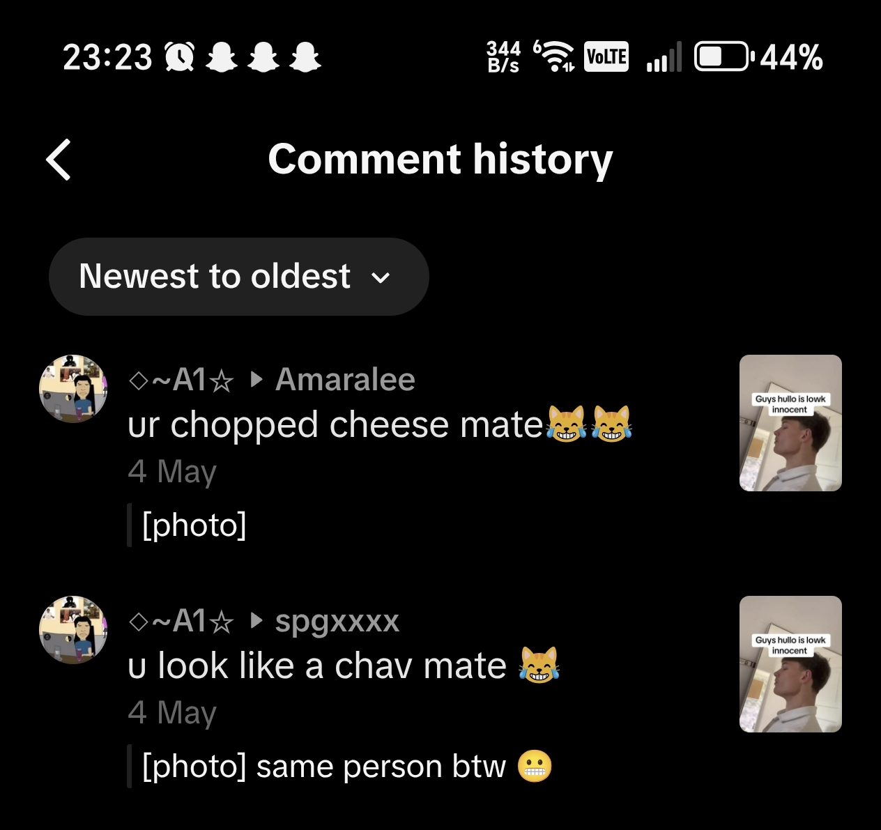 Screenshot 20260504 232333 com zhiliaoapp musically SparkActivity