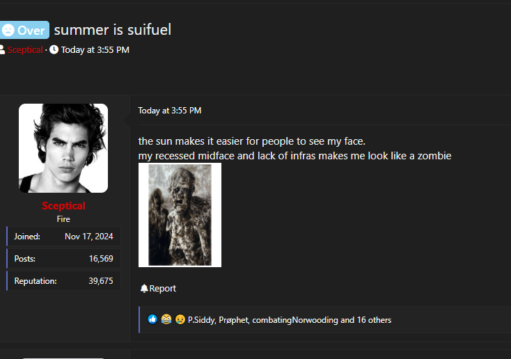 Sceptical subhuman