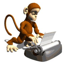 Monkey typewriter