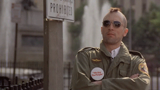 Deniro Smile and Clap Taxi Driver