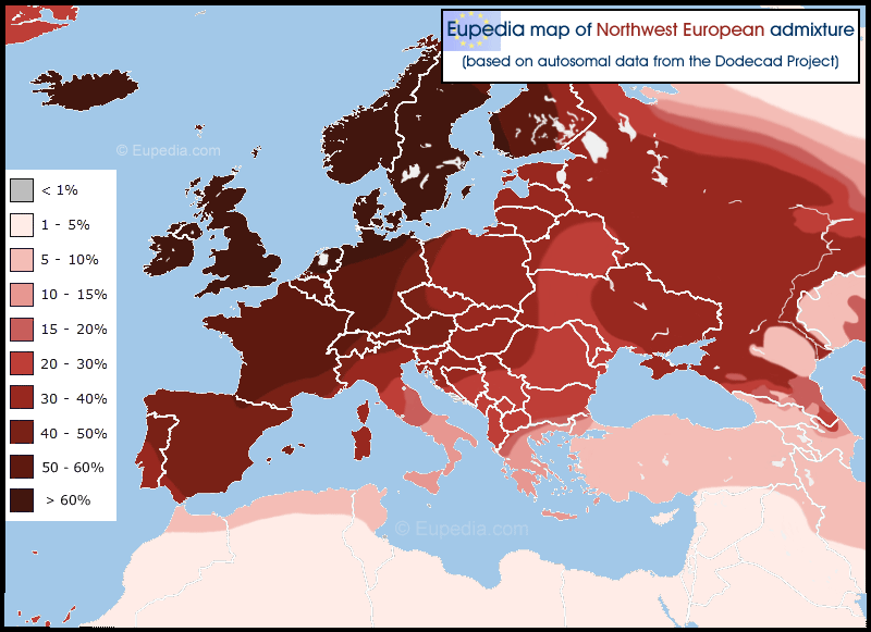West European admixture