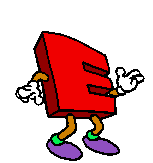 Dancing letter letter e