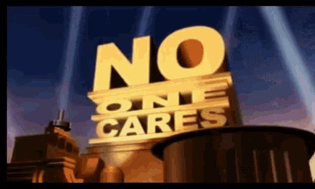No one cares spotlight