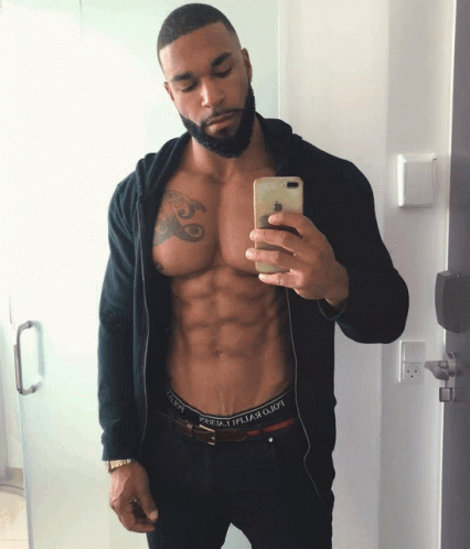 Handsome black man black 1