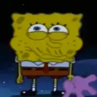 Spongebob laughing