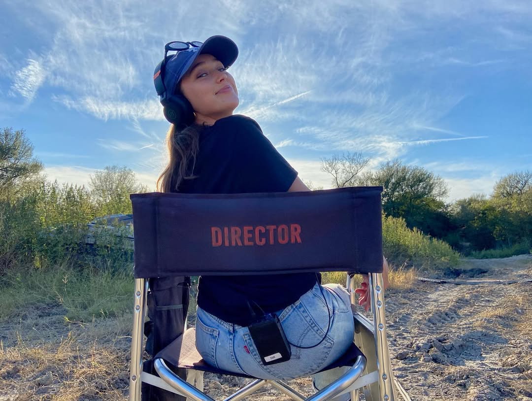 Shes DGA baby Just a little sampler after finishing my first directing gig on feartwd It was 