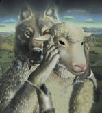 Wolf in sheep clothing meme