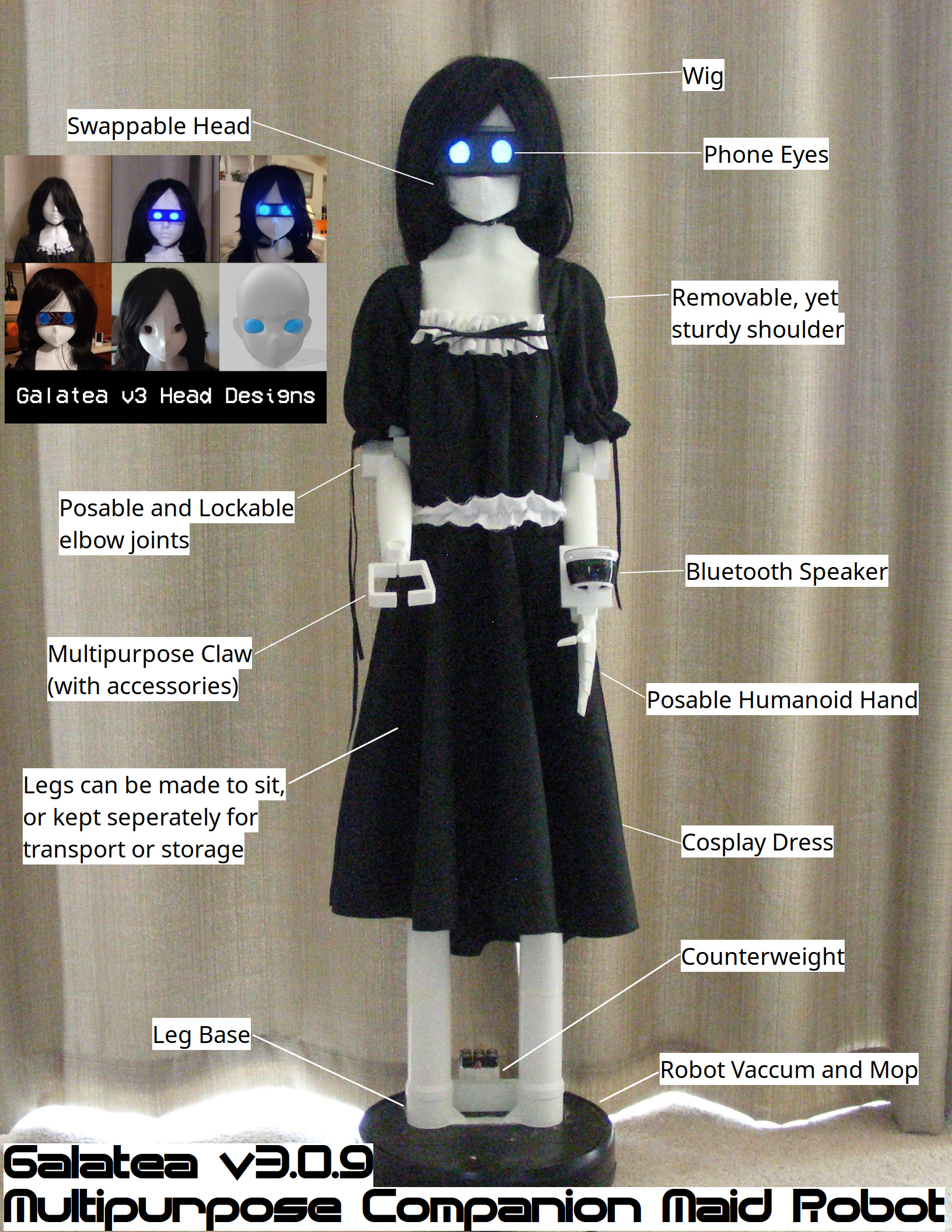 Galatea Maid Robot v309 poster