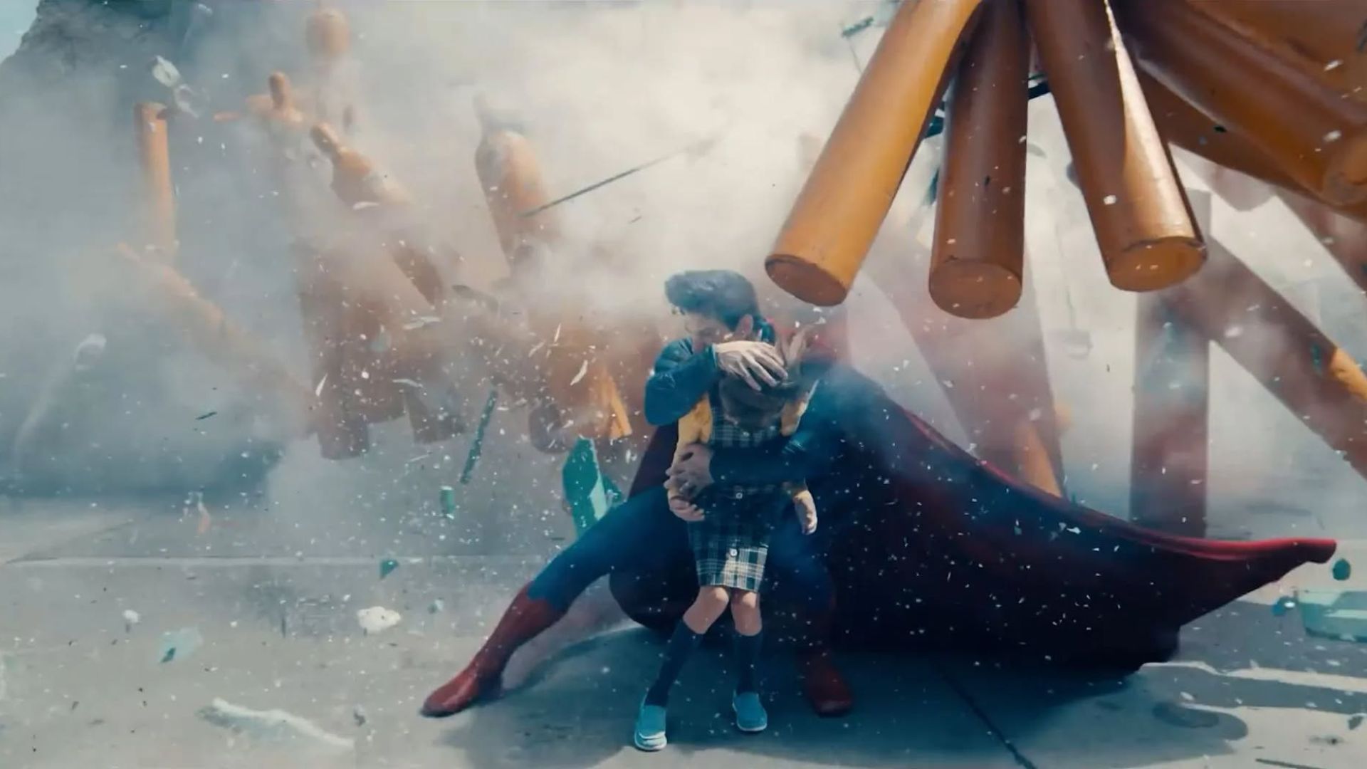 Superman saves a child 1