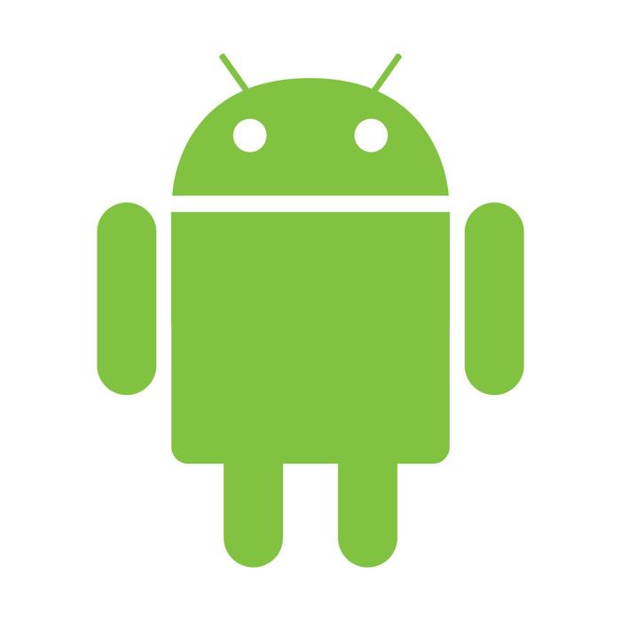 Android logo on transparent background free vector