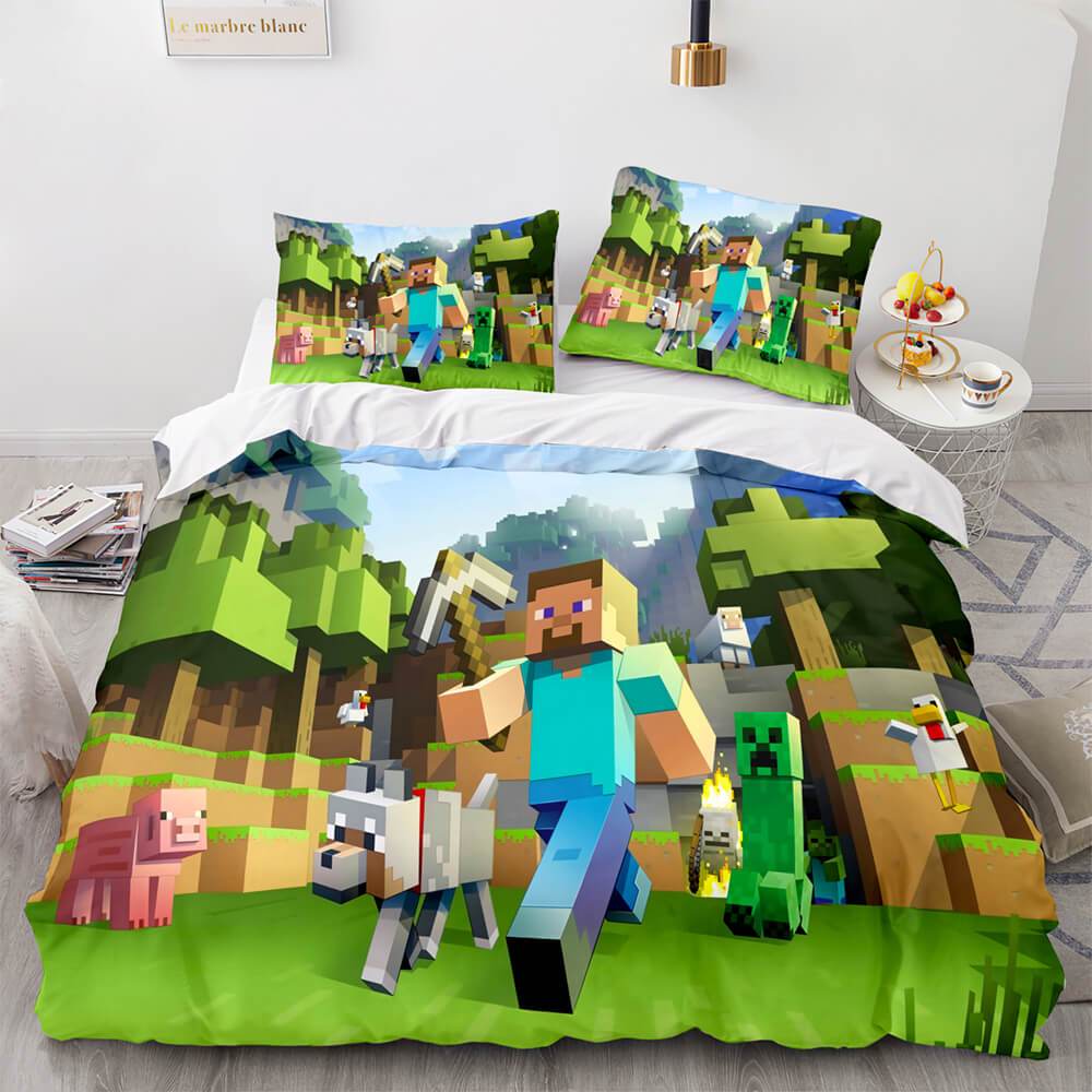 GameMinecraftCosplayBeddingSetQuiltDuvetCoversBedSheetsSets 6 a851144d 137f 4fb0 8225 fb40b774
