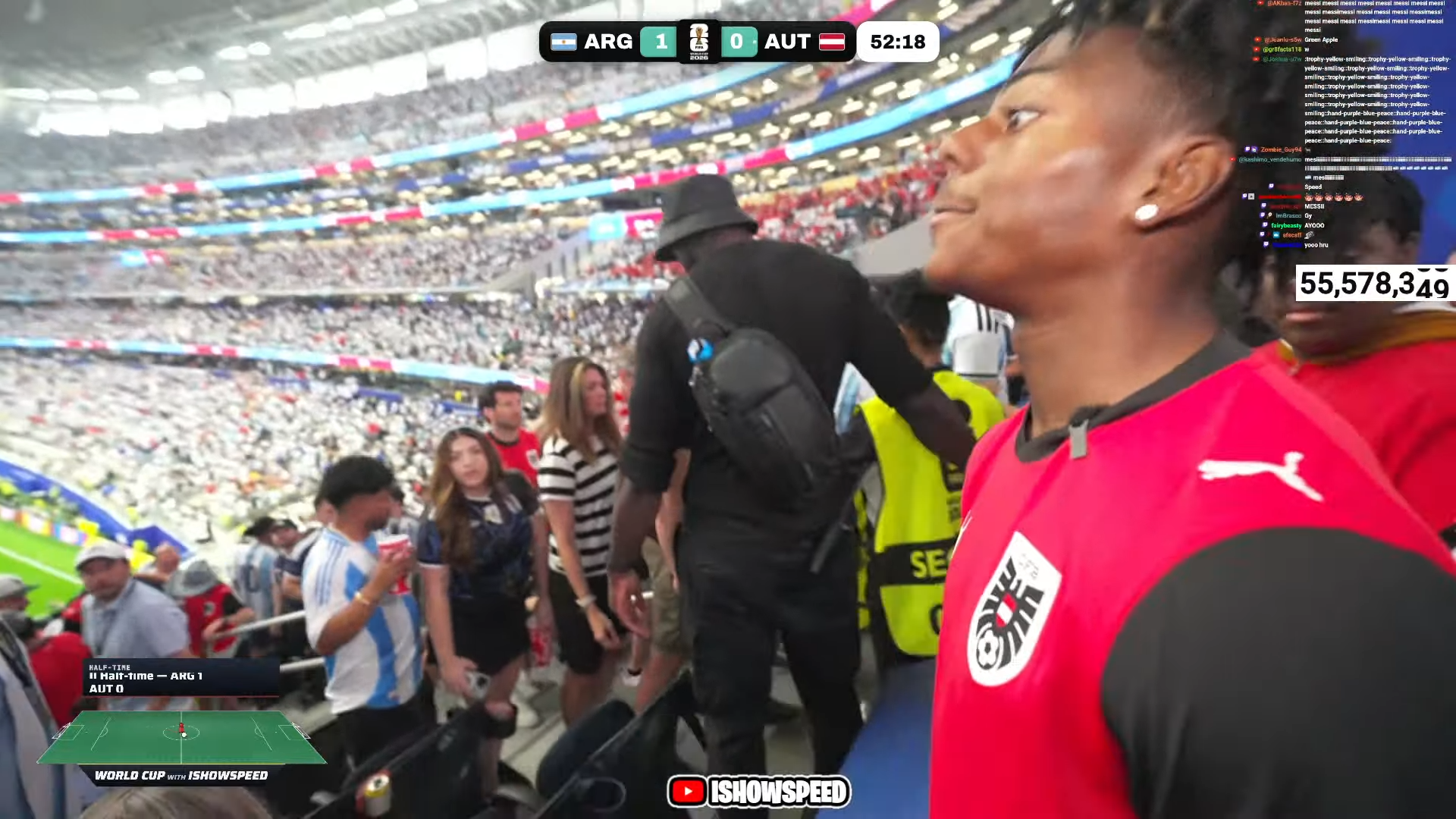 Irl stream Argentina  Vs Austria   Messi First World Cup Game 1 6 8 screenshot