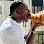 Robert Griffin III eating a giant croissant definitely won't ...