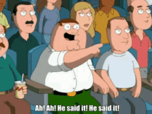 He said the thing