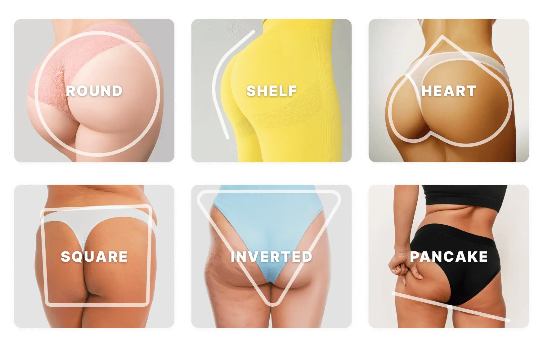 Butt shapes
