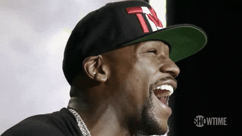 Floyd mayweather laughing GIF by SHOWTIME Sports